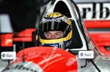 Mark Blundell. McLaren  Silverstone Pits 1995