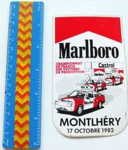 MARLBORO Montlhery 17 Oct 1982 (French Production Championship) sticker unused