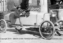 Marlborough. 1913.  Lady Samuelson at the wheel.