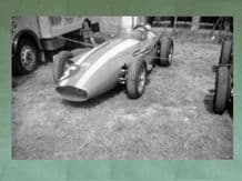 MASERATI 250F Carroll Shelby car in Silverstone paddock 1958 Brit GP.Amateur 10x7"photo (b)