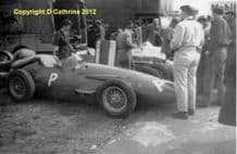 MASERATI 250F team spare in Silverstone paddock 1958 .Amateur 10x7"photo