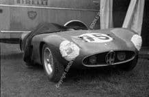 Maserati 300S Mieres / Perdisa car in paddock. Le Mans 1955 (a)