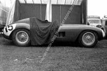 Maserati 300S Mieres / Perdisa car in paddock. Le Mans 1955 (b)