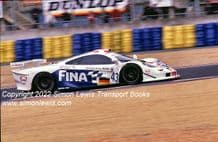 McLaren F1 GTR .FINA/BMW. Kox/Ravaglia/Helery .photo. Le Mans 24 hours Test Weekend 1997