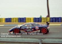 McLaren F1 GTR .GULF Owen-Jones/Raphaenel/Alliot photo.Le Mans 24 hours 1995 (B)
