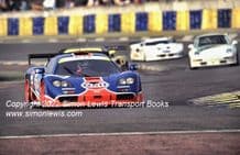 McLaren F1 GTR .GULF. Bellm/Weaver. photo.Le Mans 24 hours Test Weekend 1995