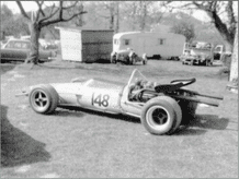 McLAREN M10B Sir Nicholas Williamson? Prescott paddock c.1971