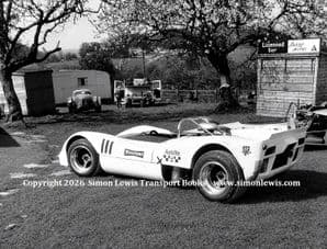 McLAREN M12 Tony Harrison Prescott paddock 1972