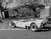 McLAREN M12 Tony Harrison Prescott paddock c.1971
