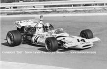 McLaren M19 . Photo. Peter Revson.South African GP 1973