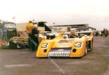 McLaren M20 Helmut Kelleners Interserie Silverstone 1974 5x7" photo