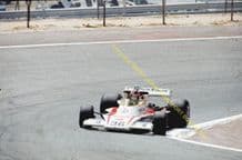 McLaren M23 deVilotta Spanish GP 1977 action photo