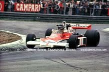 McLaren M23. Photo.James Hunt 1977 Belgian GP