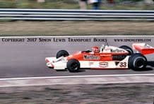 McLaren M26. Photo. Bruno Giacomelli 1978 Dutch GP