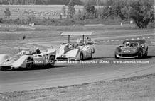 McLaren M6 (Galloway) Ford G7A(Brabham) McLaren Mk111(Wonder) Michigan Can Am 1969