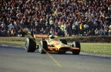 McLaren M7 Denny Hulme 1969 US GP Watkins Glen 10x7" photo