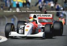 McLaren MP4/8 Ford Ayrton Senna 1993 Donington Euro GP. Photo (a)