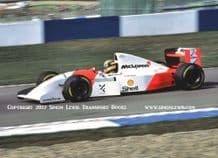 McLaren MP4/8 Ford Ayrton Senna 1993 Donington Euro GP. Photo (b)