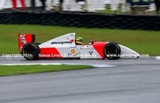 McLaren MP4/8 Ford Ayrton Senna 1993 Donington Euro GP. Photo (c)