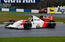 McLaren MP4/8 Ford Ayrton Senna 1993 Donington Euro GP. Photo (d)