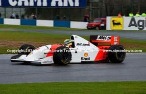 McLaren MP4/8 Ford Ayrton Senna 1993 Donington Euro GP. Photo (d)