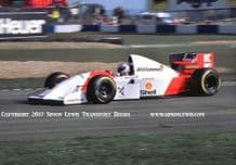 McLaren MP4/8 Ford Michael Andretti 1993 Donington Euro GP. Photo