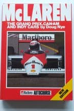 McLaren The Grand Prix Can Am and Indy Cars.(Nye 1988 'New Edition)
