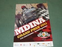 MDINA (Malta) Grand Prix 2011 21-23 Oct Race Programme