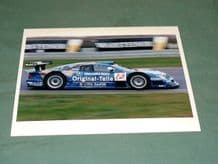 MERCEDES-BENZ CLK-GTR Gounon/Tiemann 10x8" photo Oschersleben FIA GT 1998