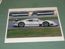 MERCEDES-BENZ CLK-GTR Zonta/Ludwig 10x8" photo Oschersleben FIA GT 1998
