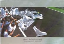 MERCEDES-BENZ FIA GT CHAMPIONS 1998 Original poster 32.5 x 23.5" (805x600mm)
