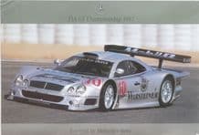 MERCEDES-BENZ FIA GT CHAMPIONSHIP 1997 Original poster 32.5 x 23.5" (805x600mm)
