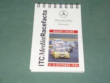 MERCEDES-BENZ ITC Media Race Facts Magny Cours 1995 (small notebook)