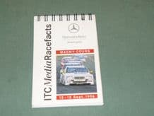 MERCEDES-BENZ ITC Media Race Facts Magny Cours 1996 (small notebook)