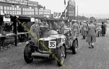 MG 35 Weir-Monkhouse outside its pit Donington TT 1938