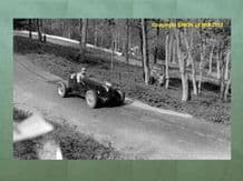 MG 746cc Single Seater Curly Dryden at Prescott 1947. Nice 10x7" photo