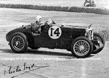 MG K3 ( 024) Leslie Seyd. Photo. Brooklands Empire Trophy 1935.