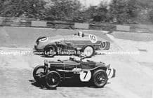 MG Magic Midget (Eyston/Denly) & MG Magnette (Watson/Elwes) at Brooklands 1933 500
