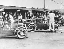 MG Midgets Pollard/Roberts(74) Worsley /Boote (73) 1930 JCC Brooklands Double-12