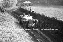 MG TA (ABL 960) Maurice Toulmin 1937 Edinburgh Trial. Photo on Costerton section