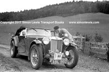 MG TA  ABL 960  Mrs Freda Elliot  on 1938 Scottish Rally. Photo