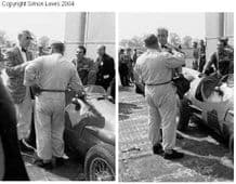 Mike Hawthorn and Ferrari team Silverstone 1953 (set)