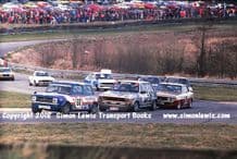 Mini (Longman) VW( Lloyd) Celica(Brundle). Photo. Oulton RAC Saloons (BTCC) 28 Mar 1978