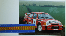 MITSUBISHI LANCER EVO VI WRC Freddy Loix 8x6" Ralliart photo