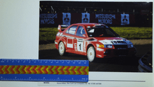 MITSUBISHI LANCER EVO VI WRC Tommi Makkenin  8x6" Ralliart photo