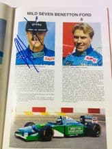 MONACO GP 1993 , Autographed  by PROST , BERGER, HILL, SCHUMACHER