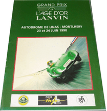 MONTLHERY GP de l'Age d'Or (Historics) 24 June 1990 program