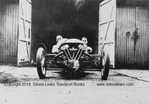 Morgan 3 wheeler . Tommy Rhodes at Brooklands 1932 Relay Race