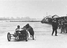 Morgan 3 wheeler Henry Laird's "RED"Brooklands Relay 1933