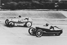 Morgan 3 wheeler Rhodes & Austin "Dutch Clog"Brooklands 1934 Relay Race